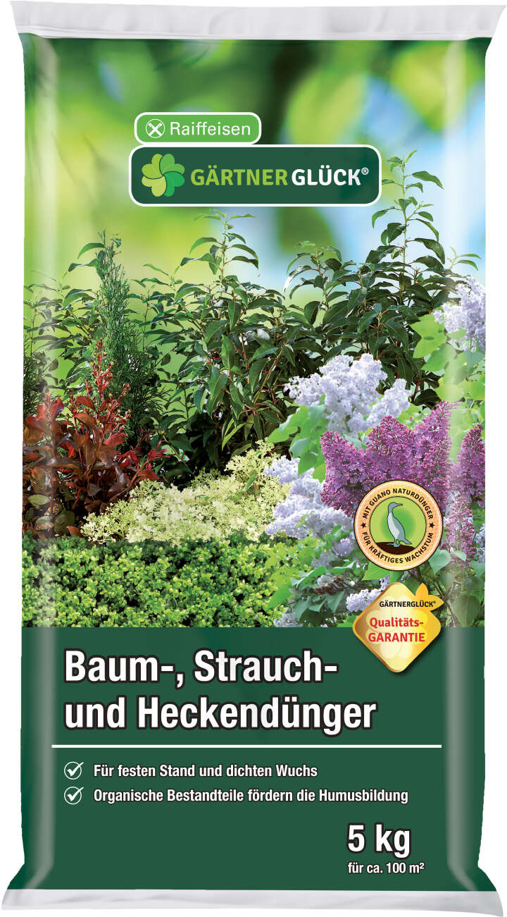 GÄRTNERGLÜCK Baum-, Strauch- und Heckendünger